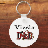 Vizsla Vader Cadeaus Sleutelhanger (Voorkant)
