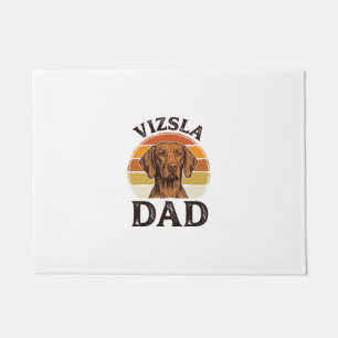 Vizsla Vader Vintage Gravure Hondenontwerp_1 Deurmat