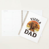 Vizsla Vader Vintage Gravure Hondenontwerp_1 Planner (Display)