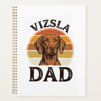 Vizsla Vader Vintage Gravure Hondenontwerp_1 Planner