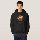 Vizsla Vintage Retro Classic Dog Sunset Hoodie (Voorkant volledig)