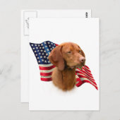 Vizsla Vlag Briefkaart (Voorkant / Achterkant)