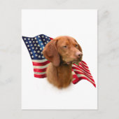 Vizsla Vlag Briefkaart (Voorkant)