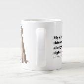 Vizsla / Vrouw Jumbo Mok (Achterkant)