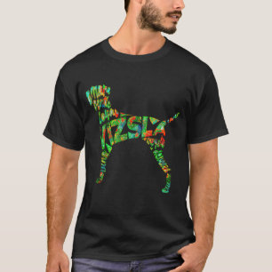 Vizsla Waterverf Art Birthday voor kinderen Teen L T-shirt