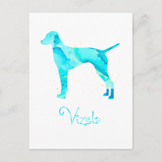 Vizsla Waterverf Design Briefkaart