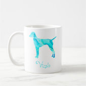 Vizsla Waterverf Design Koffiemok (Links)