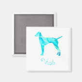 Vizsla Waterverf Design Magneet (Voorkant / Achterkant)
