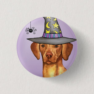 Vizsla Witch Ronde Button 3,2 Cm