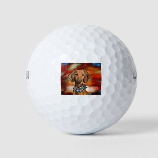Vizsla Zuidwestelijke Golfballen (Voorkant)