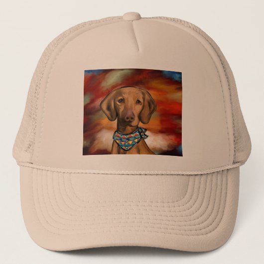 Vizsla Zuidwesten Trucker Pet (Voorkant)
