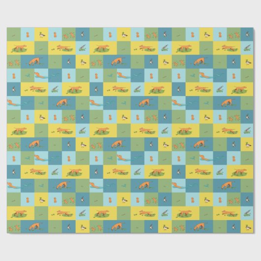 Vizslas invriezen cadeaupapier (Vlak)