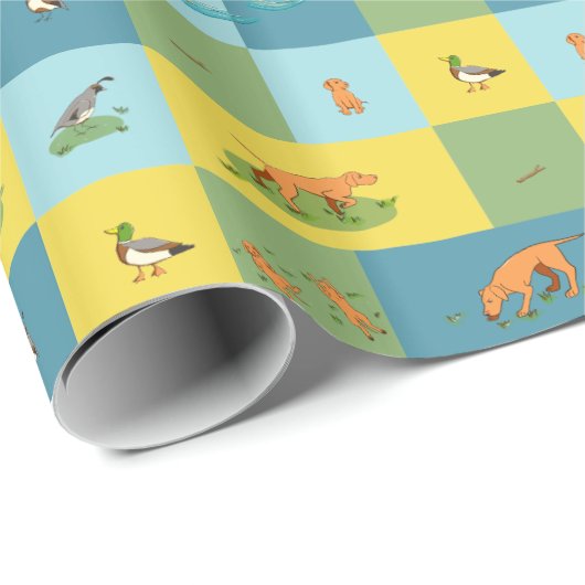 Vizslas invriezen cadeaupapier (Rol Hoek)