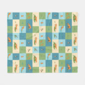 Vizslas invriezen fleece deken (Voorkant (Horizontaal))