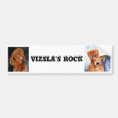 VIZSLA'S ROCK, Bumpersticker (Voorkant)