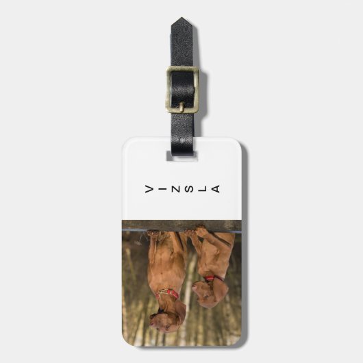 vizslgroep bagagelabel (Voorkant verticaal)