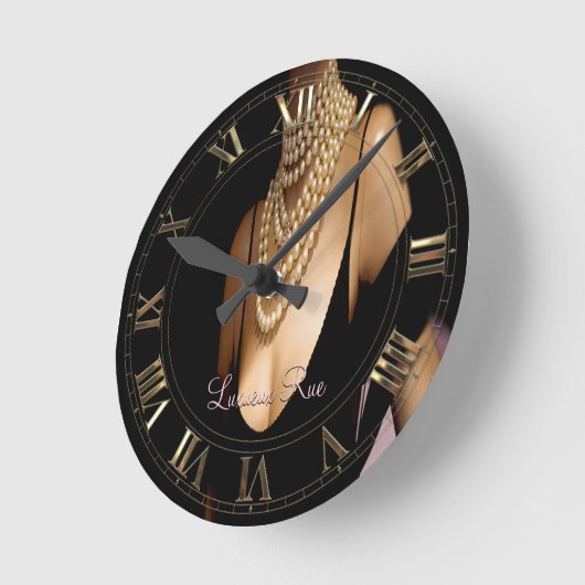 Vizzle Pearl Sophisticance Ronde Klok (Hoek)