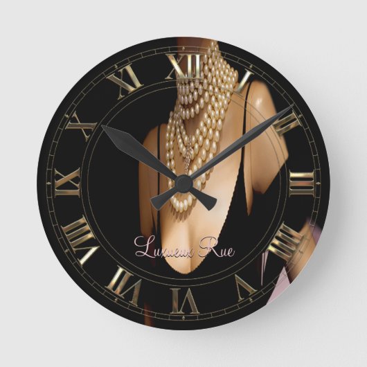 Vizzle Pearl Sophisticance Ronde Klok (Voorkant)