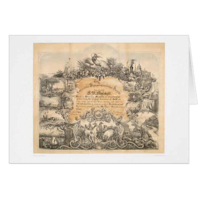 VK. Certificaat landbouwvereniging (0058A) (Voorkant Horizontaal)