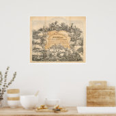 VK. Certificaat landbouwvereniging (0058A) Poster (Keuken)