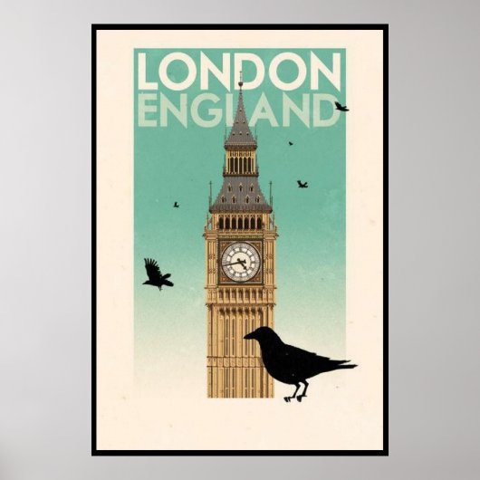 VK. Engeland, Londen Poster (Voorkant)