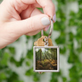 VK, Engeland. Zonnestralen die door Sleutelhanger (Hand)