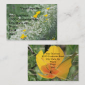 VK. Poppie Visitekaartje (Voorkant / Achterkant)