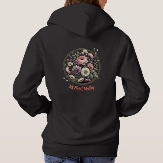 VK Signature Floral Embleem Hoodie (Achterkant)