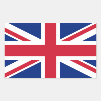 VK Verenigd Koninkrijk Union Jack Vlag Rechthoekige Sticker