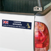 VK-vlag + kaart bumpersticker (Op Truck)