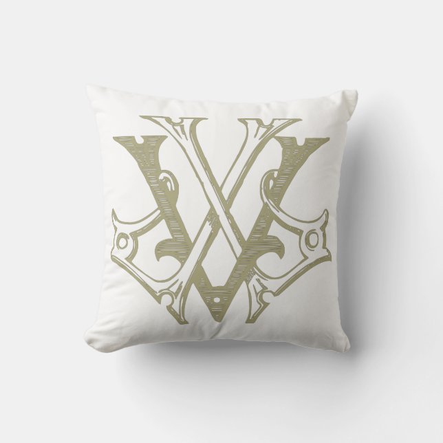VL-LV Monogram Pillow Kussen (Voorkant)
