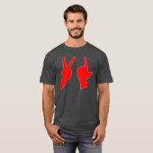 VL Vinger retro T-shirt (Voorkant volledig)
