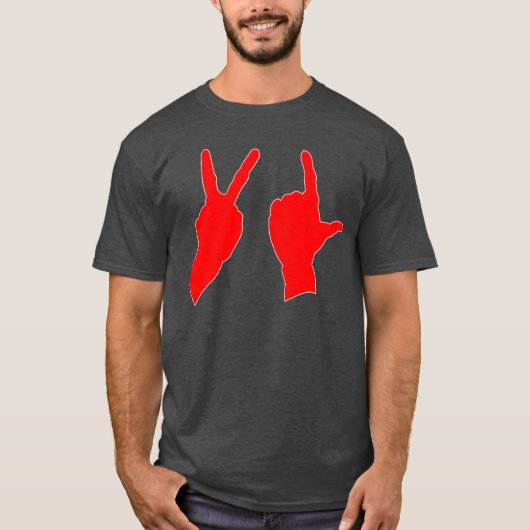 VL Vinger retro T-shirt (Voorkant)