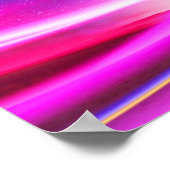 VLA Radio Telescope: Neon light Poster (Hoek)