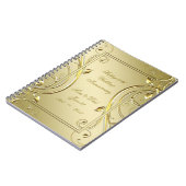 Vlaag goud 50e Jubileum voor gouden weddenschappen Notitieboek (Linkerzijde)