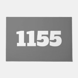 Vlaagruimte voor deuren of werkpleknummer deurmat