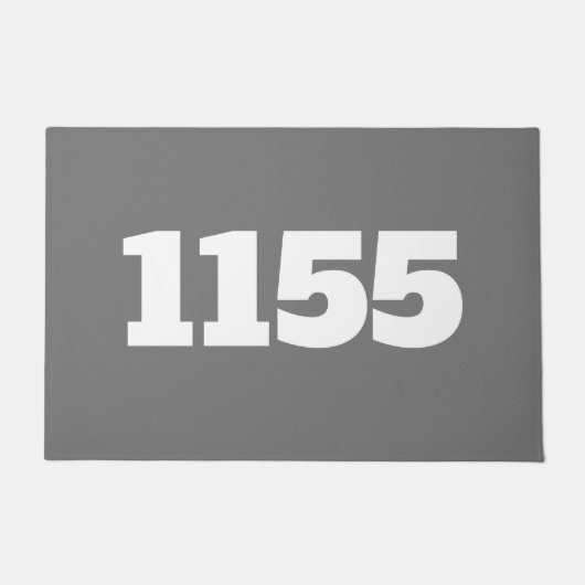 Vlaagruimte voor deuren of werkpleknummer deurmat (Voorkant)