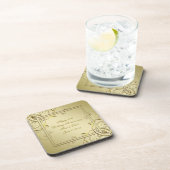 Vlaams 50e bruiloft Jubileum Bier Onderzetter (Rechterzijde)