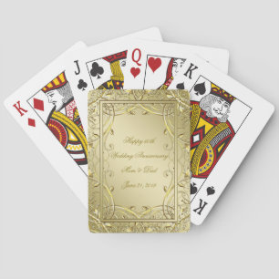 Vlaams 50e bruiloft Jubileum Pokerkaarten