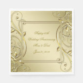 Vlaams 50e bruiloft Jubileum Servet (Voorkant)