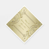 Vlaams 50e bruiloft Jubileum Servet (Hoek)