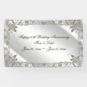 Vlaams 60e Diamond Wedding Jubileum Spandoek (Horizontaal)