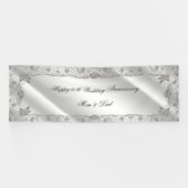 Vlaams 60e Diamond Wedding Jubileum Spandoek (Horizontaal)