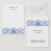  Vlaams Blauw | Het dragen van juwelenvertoning  Visitekaartje (Voorkant / Achterkant)
