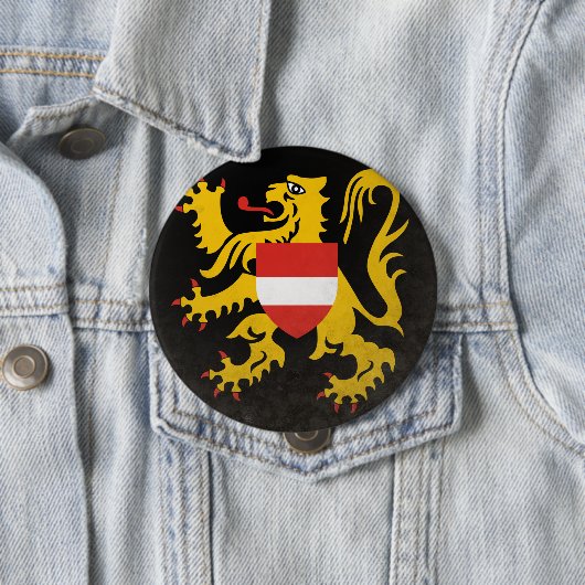 Vlaams Brabant Ronde Button 4,0 Cm (In situ)