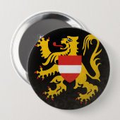 Vlaams Brabant Ronde Button 4,0 Cm (Voorkant /achterkant)
