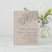  Vlaams bruiloft in Rustisch land Kaart (Staand voorkant)