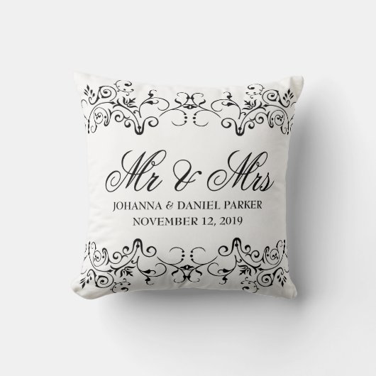  Vlaams Decor Mr & Mrs Wedding Kussen (Voorkant)