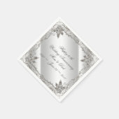 Vlaams Diamond 60e Jubileum Papier Napkins Servetten (Hoek)