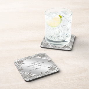 Vlaams Diamond 60th Wedding Jubileum Onderzetter